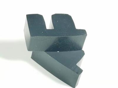 Rubber silicone F shape pad