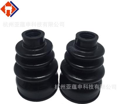 Custom rubber parts dust and oil resistant control lever gear lever protective rubber bellow
