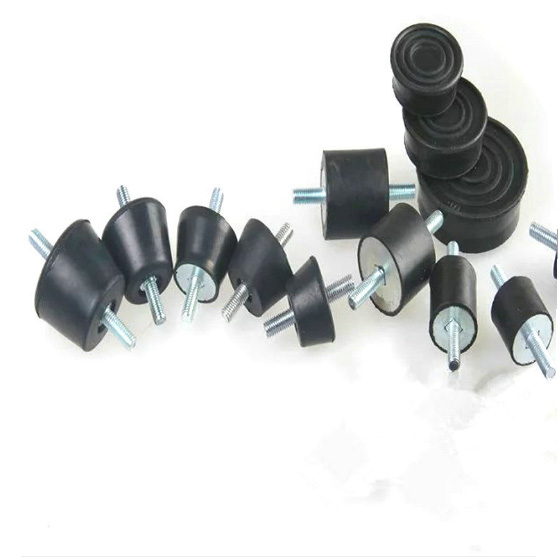 Customized Size  Molded  Rubber Vibration Buffer with Metal for Machine