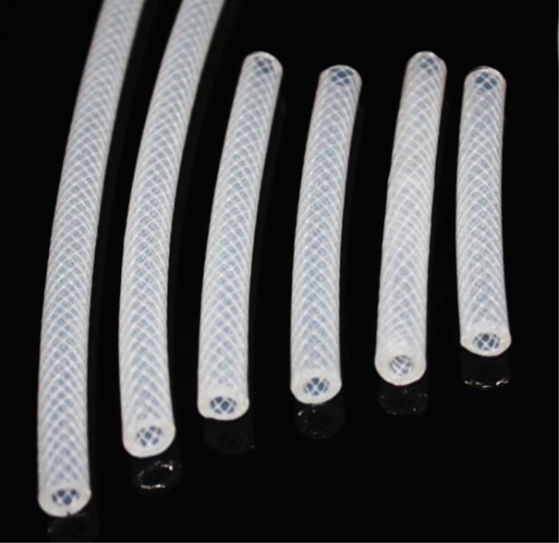 extruded medical pipe Hose braided silicone hose for oxygenerator
